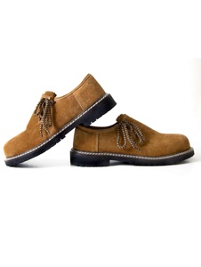 Chaussures allemandes bavaroises de l'Oktoberfest Trachten Lederhosen avec logo personnalisé pour hommes - Product Image 3