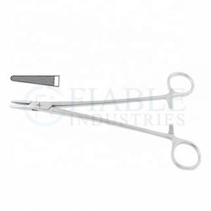 Jamison Manual de acero inoxidable portaagujas Manual fuente de alimentación instrumentos quirúrgicos equipo médico - Product Image 1