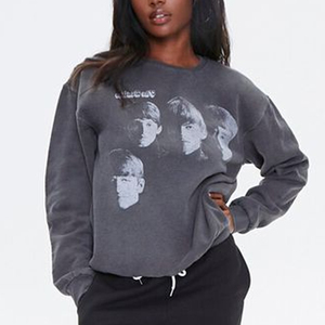 Sudadera con Diseño OEM y Estampado Digital en Colores Vivos para Mujer, Personalizada para Uso Casual, 100% Algodón - Product Image 2