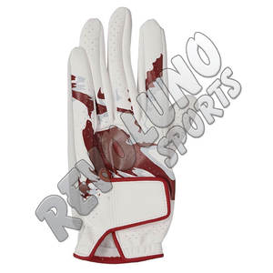 Silicone Printing Back Hand Golf Gloves Cabretta <b>Leather</b> Women High Quality Sublimation Golf Gloves Breathable - Product Image 1