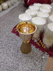 Nouvelle conception de calice gravée avec des fournitures d'église de PATEN cuivworld inde - Product Image 3