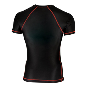Rashguard de Jiu-Jitsu BJJ imprimé par sublimation, 100 % nylon, unisexe, manches courtes, respirant, haute qualité, couleur et logo personnalisés, séchage rapide - Product Image 3