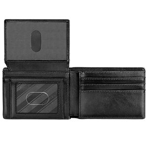 Logo personnalisé Portefeuille fin en cuir véritable classique Cartera Para Hombre Portefeuille pour homme Billetera Hombre Portefeuille en cuir de qualité - Product Image 2