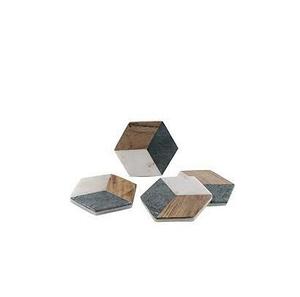 Customized Size <b>Marble</b> and Wood Round Shape Cup Mat <b>Marble</b> and Wood <b>Coasters</b> Wood <b>Marble</b> <b>Coaster</b> Top Selling - Product Image 4