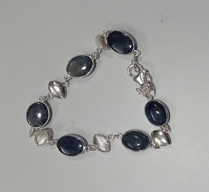 Wholesale Silver <b>Bracelets</b> with <b>Gemstones</b> - Product Image 1