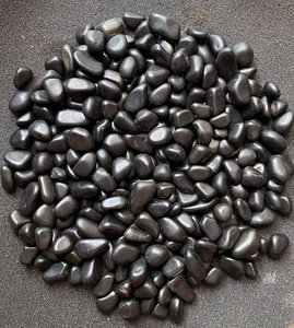 Pierre d'agate noire polie, cristal naturel de guérison, pierre décorative, Reiki, chakra, méditation, gemme énergétique, cadeau - Product Image 2