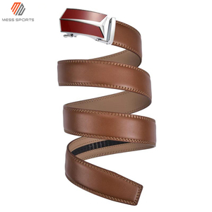 Ceinture en cuir véritable marron pour homme, style italien vintage, ceinture décontractée en cuir véritable, haute qualité, 125 cm, ceinture pour homme - Product Image 3