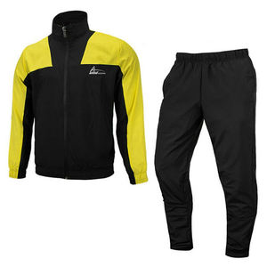 โพลีเอสเตอร์100% ทำชุดติดตามสีเทาและสีดำชุดลำลองชุดติดตามกับ OEM - Product Image 1