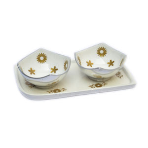 Bol intérieur moderne en métal émaillé Design créatif Bol à salade et à collation pour cuisine salon - Product Image 4