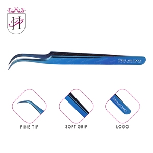 Professional Wide Curved Tip Tweezer for Eyelash Extensions Private Label, Wide Curved Volume Eyelash Extension Tweezer - Product Image 6