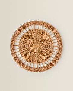 Al por mayor: Platos base de ratán ecológicos hechos a mano, Salvamanteles de ratán natural duradero de 13 pulgadas, con grosor personalizado, de Vietnam - Product Image 2