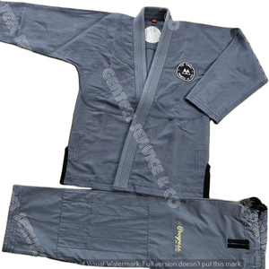 Kimono de BJJ Unisex 100% Algodón, Uniforme de Artes Marciales, Duradero, Teñido Liso, Talla Adulto con Logotipo Frontal - Product Image 6