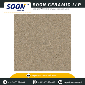Carreaux de sol en porcelaine sucrée 600x600 de fabrication indienne, nouveau design rustique pour usage extérieur, antibactériens et antidérapants, marque Soon - Product Image 5