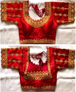 Blusa de mujer de diseñador Georgette bordado secuencia hilo trabajo listo para usar prenda étnica para boda a precios al por mayor - Product Image 1