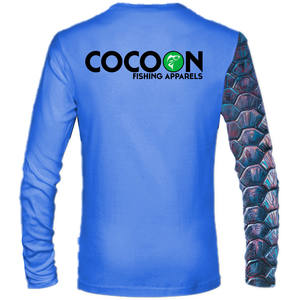 เสื้อตกปลาสำหรับผู้ชาย น้ำหนักเบา ระบายอากาศได้ดี ป้องกันแสงแดด UPF แขนยาว สำหรับกิจกรรมกลางแจ้ง UPF50 ลายปลาทาร์ปอน - Product Image 2