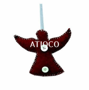 Velvet Heart Red Christmas Hanging <b>Decorations</b> X-Mas Hanging Ornament | <b>New</b> <b>Year</b> Party Hanging Velvet Pendants - Product Image 5