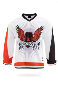 Maillots de hockey sur glace personnalisés de haute qualité, réversibles, imprimés par transfert thermique, 100% polyester, couleurs et tailles personnalisées, Inflow Sports - Product Image 5