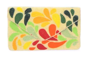 Nouvelle pochette perlée faite à la main pour femmes, idéale pour les soirées et les événements, sacs à main perlés, sacs de plage flamant rose - Product Image 2