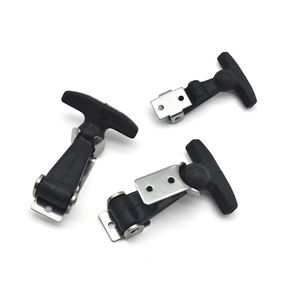 XK709-pestillos flexibles de goma para caja de herramientas, enfriador, carrito de Golf, maquinaria agrícola, color negro - Product Image 2