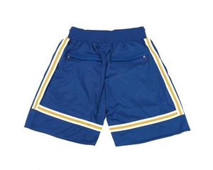 Shorts de sport unisexes pour hommes, respirants, à séchage rapide, en polyester, logo personnalisé, style décontracté, poches en mesh pour le basket-ball, style lavé - Product Image 2
