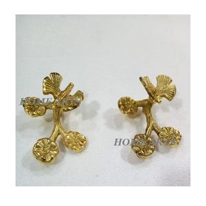 Manija de bandeja de servicio de color dorado de aluminio Manija de bandeja de servicio de último diseño para uso en restaurante de hotel en casa - Product Image 5