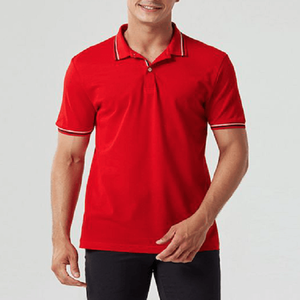 100% เสื้อโปโลผู้ชายคุณภาพสูงสำหรับกีฬาสีที่กำหนดเองขนาดสไตล์ ODM - Product Image 3