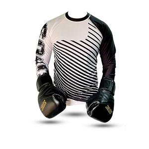 Gants de boxe noirs fabriqués en cuir de vachette véritable Logo et conceptions sur mesure Engrenages de combat professionnels - Product Image 6