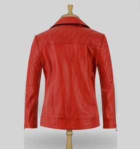 Chaqueta de cuero de vaca con cremallera para mujer, nuevo diseño, para invierno, 2021, disponible en todo tipo de cuero - Product Image 6