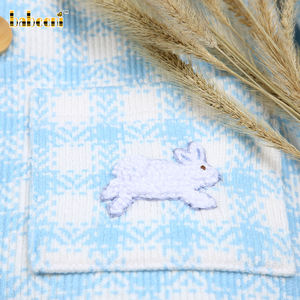 Babeeni - Cárdigan Elegante y Casual para Bebé con Bordado de Conejo, 100% Lana, Invierno, Fabricante Mayorista ODM/OEM, ST117, Unisex - Product Image 4