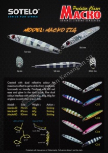 โลหะ Jig Macko Advance Jigging Sensation Sotelo Macko40 75มม.,40G Fast Jig,โลหะ - Product Image 4