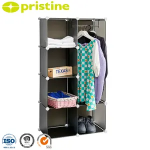 Huishoudelijke Opslag Taiwan Fabrikant Thuis Opslag Plastic Kubus Craft Design Diy Slaapkamer Garderobe Kleding Opslag