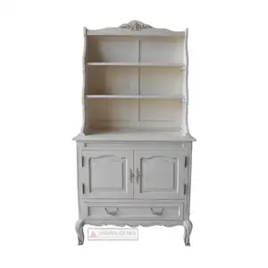 French Furniture Provincial Open Bookcase Cabinet