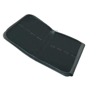 Pince à épiler en cxzd pour faux-cils, dispositif de sécurité à fermeture éclair, étui élastique, de couleur noire, pour extensions, nom privé, avec étui - Product Image 3