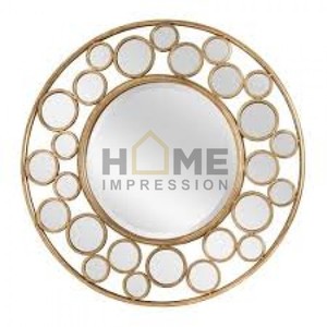 Luxury Craft Decorative Art & Craft Antique <b>Glass</b> Beaded Circular Wall Decoration All Season Wall <b>Mirror</b> - Product Image 1