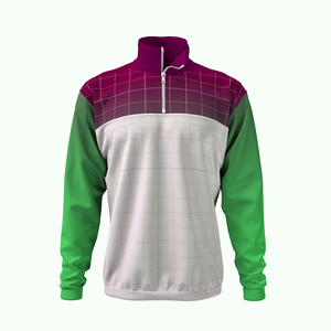 Half zip Sweatshirts Mens Pullover Sweatshirts Custom Half Zip Winter Sweatshirt hoodie - Product Image 4