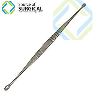 Volkmann Manual de acero inoxidable cuchara grande hueso cureta seguridad estándar instrumento quirúrgico maquinaria con fuente de alimentación - Product Image 1