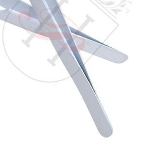 Pinzas de extensión de pestañas, par de pinzas de extensión de pestañas de satén y blanco, herramientas de maquillaje - Product Image 4