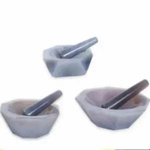 Agate Mortar and Pestle Best Kitchen set Original Handmade Decorative Piece with Best Quality Wholesale Price India