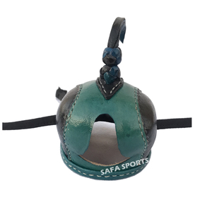 Capuche de fauconnerie arabe en cuir, couvre-tête de faucon pour la chasse aux faucons et aux rapaces, équipement de chasse pour les passionnés, capture d'animaux - Product Image 1