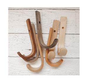 Rustic <b>Wall</b> <b>Coat</b> <b>Rack</b> Clothes Hanger Lingving Room/ Bedroom - Closet Wooden Hooks - Product Image 3