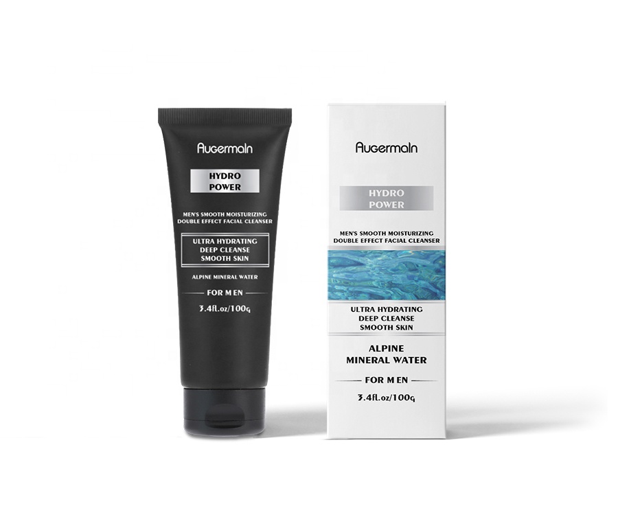 Собственная Марка, вулканическая грязевая пена, органическое очищающее средство для лица с древесным углем для мужчин, средство для мытья лица