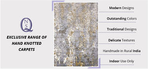 Tapis en laine noué à la main de meilleure qualité du fabricant indien direct Design tibétain moderne vente chaude ensembles de tapis de maison - Product Image 2