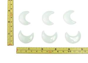 Gema de Jade blanca tallada en la Luna, cristal curativo - Product Image 5