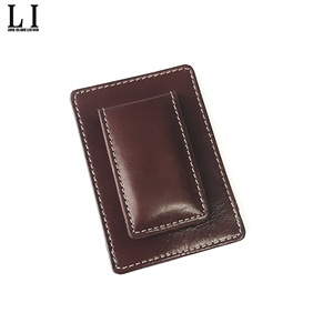 Meilleur achat porte-cartes de crédit en cuir Premium pince à billets - Product Image 2