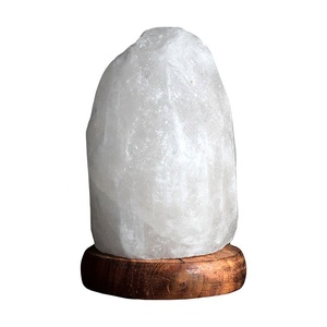 Enhance Your Home Ambiance with Unique <b>Mini</b> Geometric Shape Organic Material Carved Salt <b>Lamps</b> From Sian Enterprises - Product Image 3