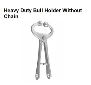<b>Veterinary</b> <b>Instruments</b> Heavy Duty Bull Holder With Chain Made Of German Quality Stainless Steel - Product Image 3