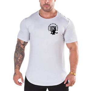 UNIQUE APPAREL T-shirts décontractés pour hommes à manches courtes, coupe ajustée, respirants, séchage rapide, écologiques, teints en pièce, en Spandex/Coton, avec motif sur le devant - Product Image 4
