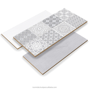 Azulejos de Pared de Cerámica de Diseño Tradicional de 300x600 mm, Gris Increíble con Acabado Brillante, Categoría de Producto: Azulejos - Product Image 1