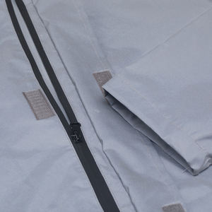 Rainbow 7 Color Water Resistance Long Short Coat Jacket Full Zipper Jacket Velcro Adjusted Hooded Package lightweight Breathable - Product Image 2