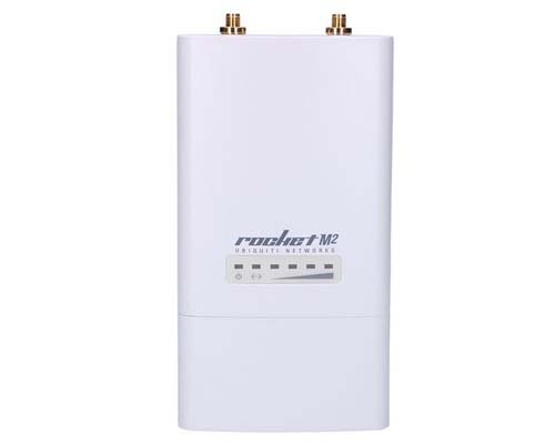 UBNT RocketM2 | Base station 2,4GHz, 1x RJ45 100Mb/s 2x RP-SMA airMAX protocol support TELECOMMUNICATIONS